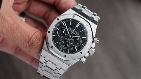 audemars piguet royal oak chronograph black dial|audemars piguet價格.